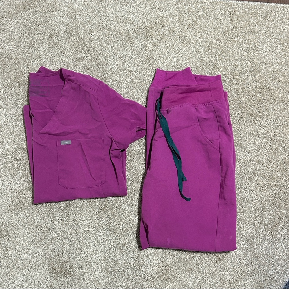 Figs purple set